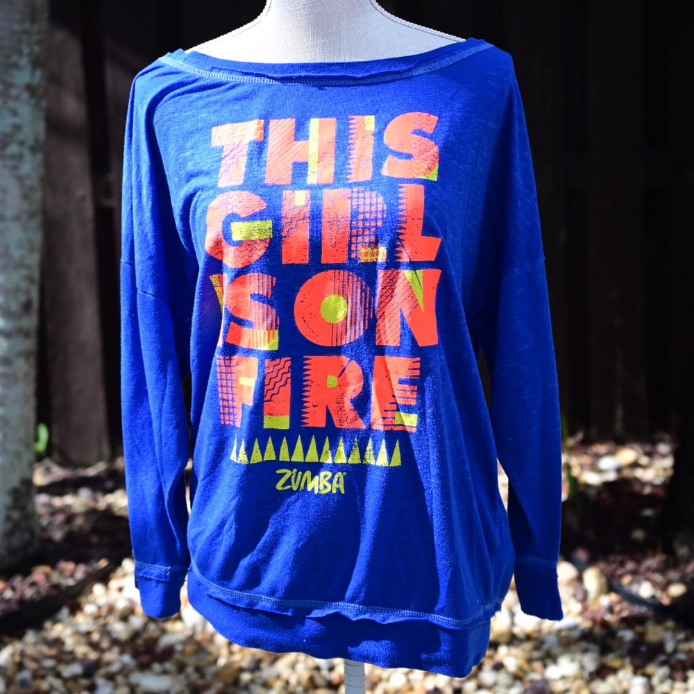 This Girl is on Fire Zumba Pullover